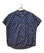 OUTILウティ）の古着「CHEMISIER COLETTA S/S SHIRT」｜ネイビー