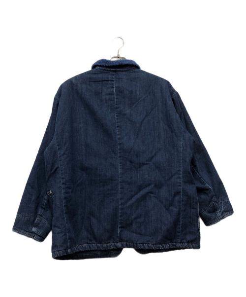 Porter Classic（ポータークラシック）Porter Classic (ポータークラシック) STEINBECK DENIM BOA JACKET インディゴ サイズ:Mの古着・服飾アイテム