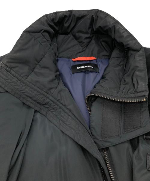DIESEL（ディーゼル）DIESEL (ディーゼル) 中綿ジャケット ブラック サイズ:Lの古着・服飾アイテム