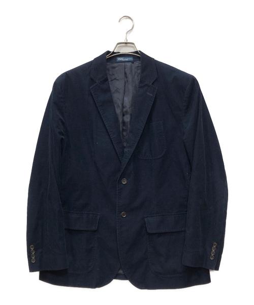 POLO RALPH LAUREN（ポロ・ラルフローレン）POLO RALPH LAUREN (ポロ・ラルフローレン) コーデュロイ2Bジャケット ネイビー サイズ:42Rの古着・服飾アイテム