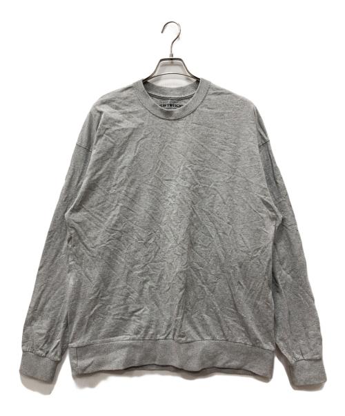HEAVY JERSEY（ヘビージャージ）HEAVY JERSEY (ヘビージャージ) カットソー グレー サイズ:Ｌの古着・服飾アイテム