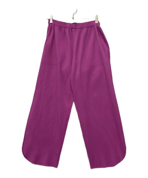 ISSEY MIYAKE me（イッセイ ミヤケ ミー）ISSEY MIYAKE me (イッセイ ミヤケ ミー) プリーツパンツ ショッキングピンク サイズ:以下参照の古着・服飾アイテム