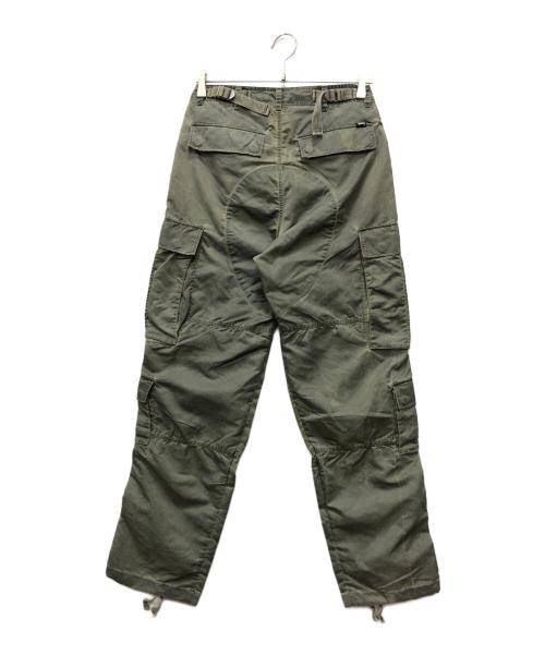 stussy（ステューシー）stussy (ステューシー) Dyed Nylon Surplus Cargo Pant カーキ サイズ:28インチの古着・服飾アイテム