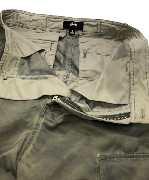 stussy（ステューシー）stussy (ステューシー) Dyed Nylon Surplus Cargo Pant カーキ サイズ:28インチの古着・服飾アイテム