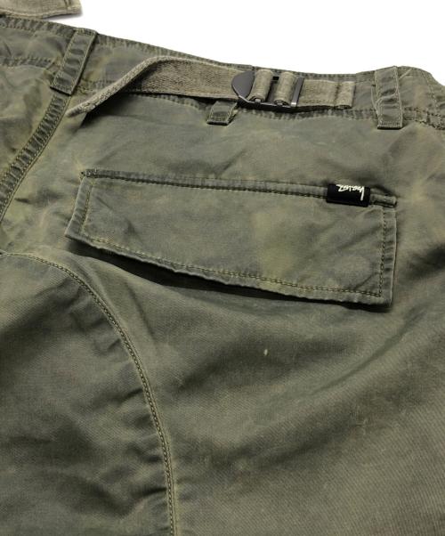 stussy（ステューシー）stussy (ステューシー) Dyed Nylon Surplus Cargo Pant カーキ サイズ:28インチの古着・服飾アイテム