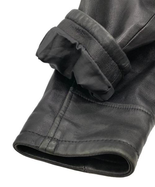 AVIREX（アヴィレックス）AVIREX (アヴィレックス) レザージャケット ブラック サイズ:Lの古着・服飾アイテム