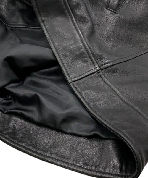 AVIREX（アヴィレックス）AVIREX (アヴィレックス) レザージャケット ブラック サイズ:Lの古着・服飾アイテム