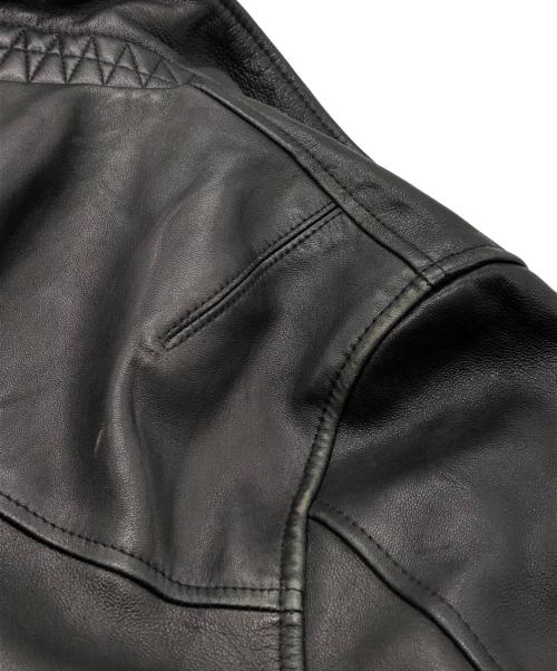 AVIREX（アヴィレックス）AVIREX (アヴィレックス) レザージャケット ブラック サイズ:Lの古着・服飾アイテム
