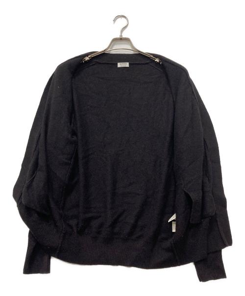 MAATEE&SONS（マーティーアンドサンズ）MAATEE&SONS (マーティーアンドサンズ) カシミヤカーディガン ブラウン サイズ:Lの古着・服飾アイテム
