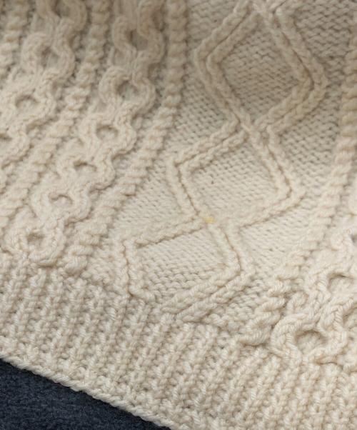 Rebuild by Needles（リビルドバイニードルス）Rebuild by Needles (リビルドバイニードルス) Fisherman Sweater アイボリー サイズ:XSの古着・服飾アイテム