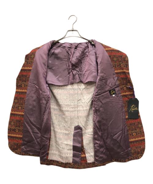 Needles（ニードルズ）Needles (ニードルズ) 2B JACKET-POLY HOPSACK/BATIK PT. レッド サイズ:S 未使用品の古着・服飾アイテム