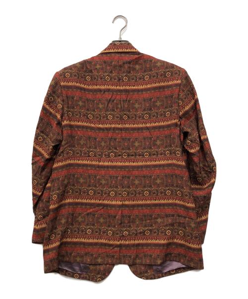 Needles（ニードルズ）Needles (ニードルズ) 2B JACKET-POLY HOPSACK/BATIK PT. レッド サイズ:S 未使用品の古着・服飾アイテム