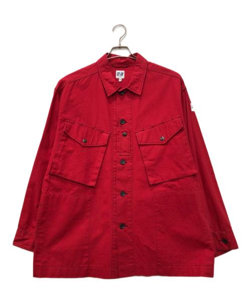 AiE（エーアイイー）AiE (エーアイイー) prs shirt レッド サイズ:Mの古着・服飾アイテム