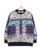 Needles×NOMAニードルズ×ノーマ）の古着「CREW NECK SWEAT SHJIRT-COTTON JERSEY」｜パープル