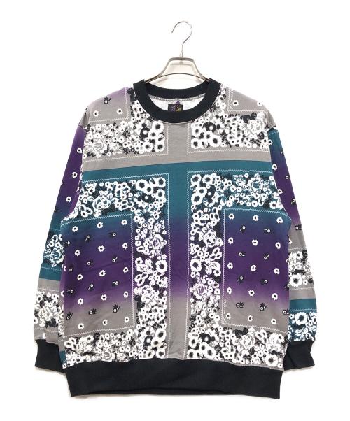 Needles（ニードルズ）Needles (ニードルズ) NOMA (ノーマ) CREW NECK SWEAT SHJIRT-COTTON JERSEY パープル サイズ:Mの古着・服飾アイテム