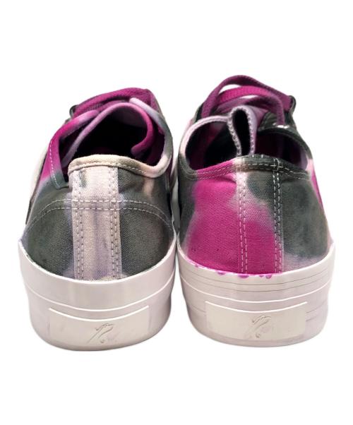 Needles（ニードルズ）Needles (ニードルズ) ASYMMETRIC GILLIE SNEAKER パープル サイズ:9.5の古着・服飾アイテム