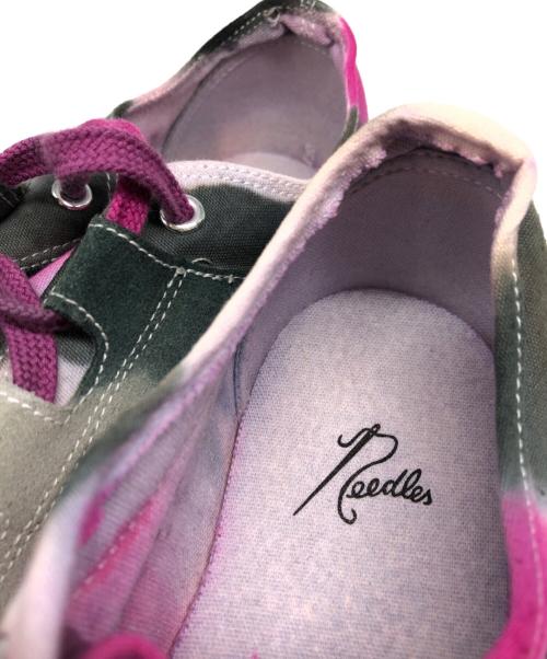 Needles（ニードルズ）Needles (ニードルズ) ASYMMETRIC GILLIE SNEAKER パープル サイズ:9.5の古着・服飾アイテム