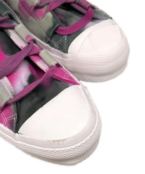 Needles（ニードルズ）Needles (ニードルズ) ASYMMETRIC GILLIE SNEAKER パープル サイズ:9.5の古着・服飾アイテム