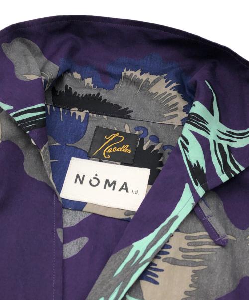 Needles（ニードルズ）Needles (ニードルズ) NOMA t.d. (ノーマティーディー) ITALIAN COLLAR SHIRT パープル サイズ:Mの古着・服飾アイテム