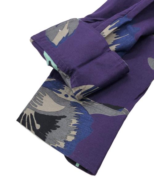 Needles（ニードルズ）Needles (ニードルズ) NOMA t.d. (ノーマティーディー) ITALIAN COLLAR SHIRT パープル サイズ:Mの古着・服飾アイテム