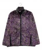 Needlesニードルズ）の古着「Fur Jacket - Faux Fur Uneven Printed」｜パープル