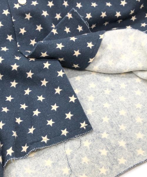 Needles（ニードルズ）Needles (ニードルズ) 長袖オープンカラーシャツ スター柄 ネイビー サイズ:Mの古着・服飾アイテム