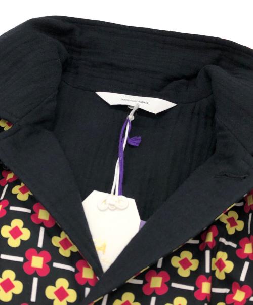 SASQUATCHfabrix.（サスクワッチファブリックス）SASQUATCHfabrix. (サスクワッチファブリックス) FLOWER CHECK BEACH JACKET イエロー サイズ:Mの古着・服飾アイテム