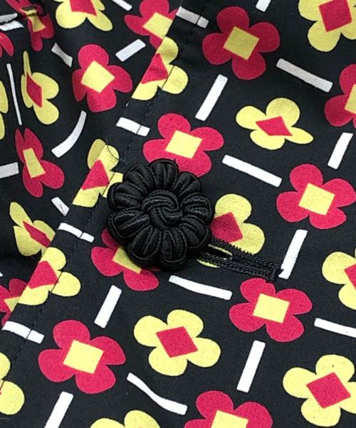 SASQUATCHfabrix.（サスクワッチファブリックス）SASQUATCHfabrix. (サスクワッチファブリックス) FLOWER CHECK BEACH JACKET イエロー サイズ:Mの古着・服飾アイテム