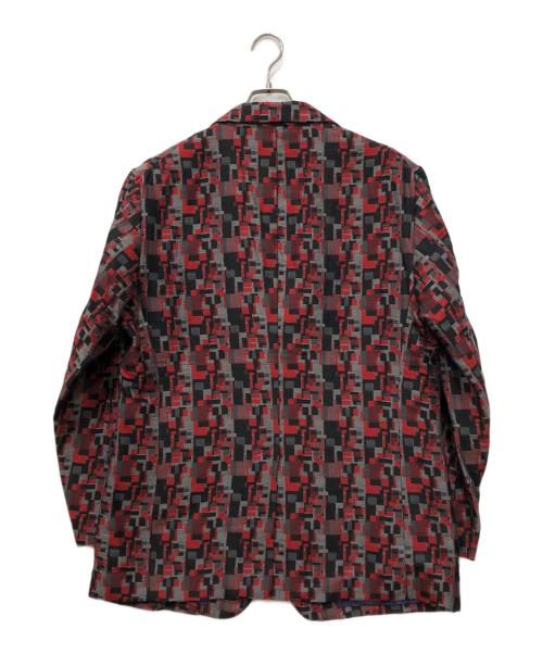 Needles（ニードルズ）Needles (ニードルズ) ジャガードテーラードジャケット レッド サイズ:Mの古着・服飾アイテム