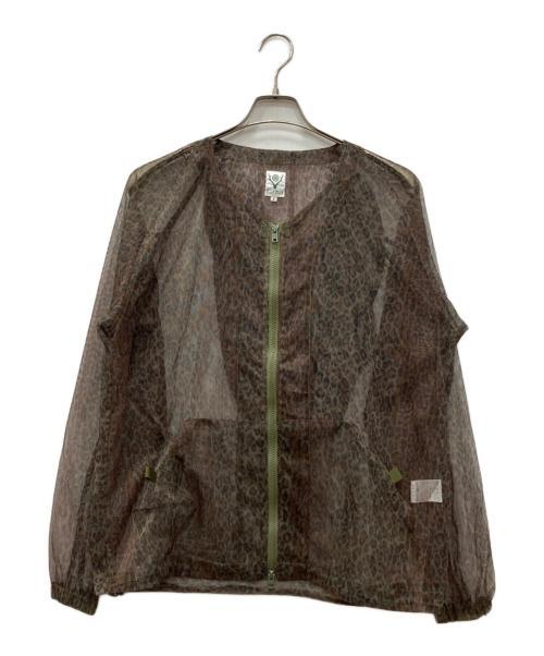 South2 West8（サウスツー ウエストエイト）south2 west8 (サウスツー ウエストエイト) ジップアップパーカー ブラウン サイズ:Sの古着・服飾アイテム