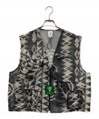 South2 West8サウスツー ウエストエイト）の古着「Mesh Bush Vest」｜ブラック