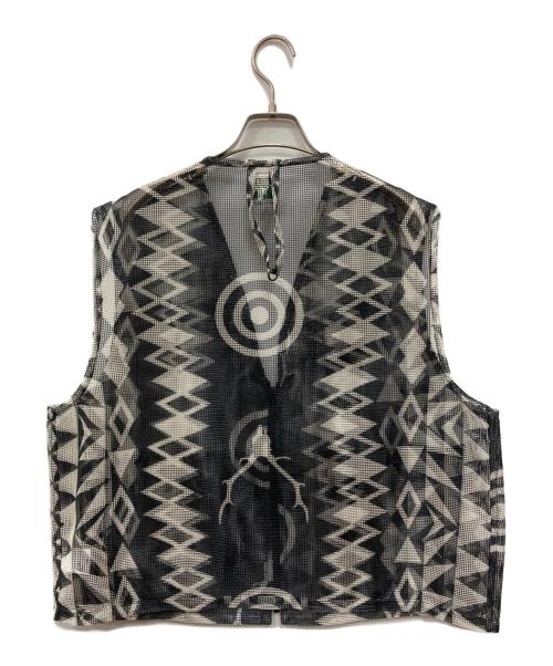 South2 West8（サウスツー ウエストエイト）south2 west8 (サウスツー ウエストエイト) Mesh Bush Vest ブラック サイズ:Mの古着・服飾アイテム