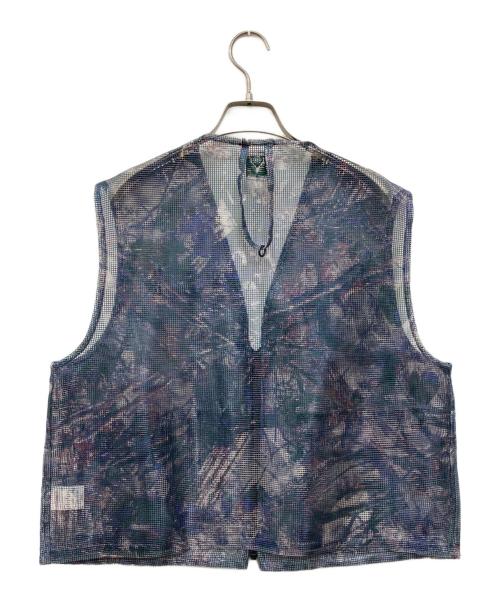 South2 West8（サウスツー ウエストエイト）south2 west8 (サウスツー ウエストエイト) Mesh Bush Vest ブルー サイズ:Sの古着・服飾アイテム