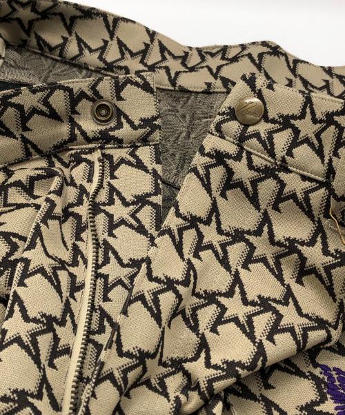 Needles（ニードルズ）Needles (ニードルズ) Boot-Cut Jean Poly Jq Star ベージュ サイズ:Sの古着・服飾アイテム