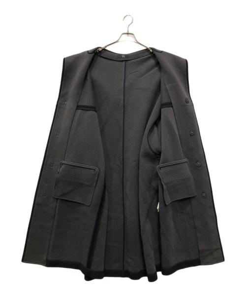 Y's（ワイズ）Y's (ワイズ) フードロングカーディガン ブラック サイズ:2の古着・服飾アイテム