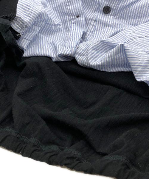 Y's（ワイズ）Y's (ワイズ) 変形ドッキングシャツ ブラック サイズ:2の古着・服飾アイテム