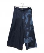 Y'sワイズ）の古着「80oz DENIM SINGLE STRAP PANTS」｜インディゴ