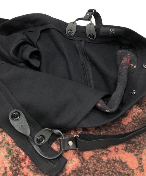 Y's（ワイズ）Y's (ワイズ) ジャガードラップスカート ブラック サイズ:1の古着・服飾アイテム