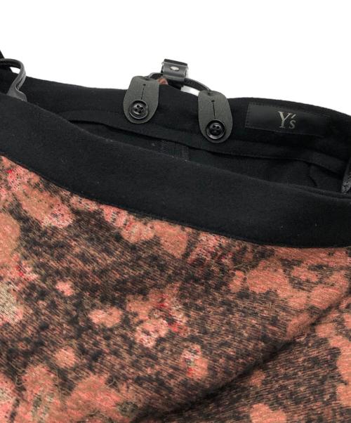 Y's（ワイズ）Y's (ワイズ) ジャガードラップスカート ブラック サイズ:1の古着・服飾アイテム