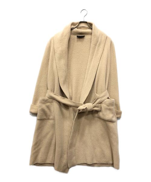 FOXEY BOUTIQUE（フォクシー ブティック）FOXEY BOUTIQUE (フォクシー ブティック) カシミヤガウンコート ベージュ サイズ:FREEの古着・服飾アイテム