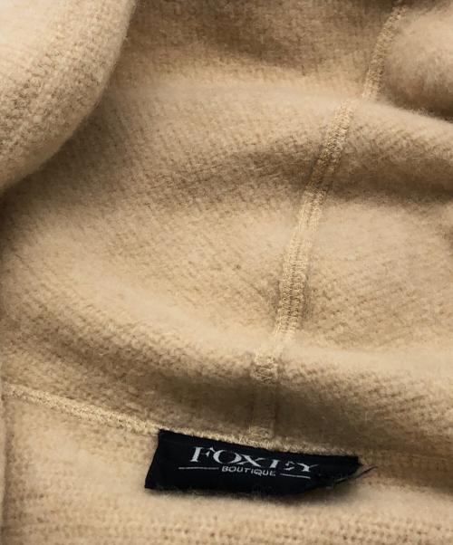 FOXEY BOUTIQUE（フォクシー ブティック）FOXEY BOUTIQUE (フォクシー ブティック) カシミヤガウンコート ベージュ サイズ:FREEの古着・服飾アイテム