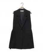 Col Pierrotコルピエロ）の古着「Georgette Vest」｜ブラック