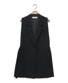 Col Pierrot（コルピエロ）の古着「Georgette Vest」｜ブラック