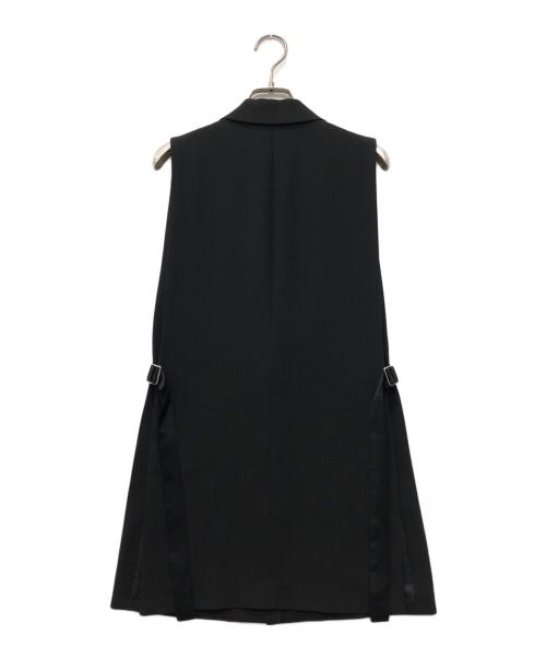 Col Pierrot（コルピエロ）Col Pierrot (コルピエロ) Georgette Vest ブラック サイズ:FREEの古着・服飾アイテム