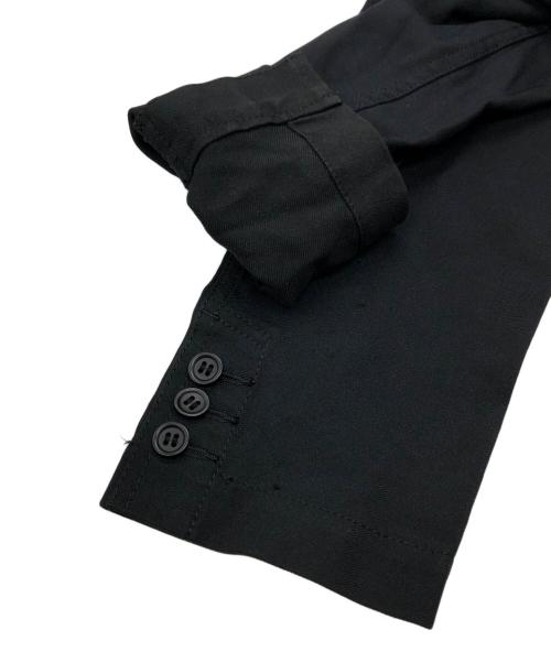BLACK COMME des GARCONS（ブラックコムデギャルソン）BLACK COMME des GARCONS (ブラックコムデギャルソン) レイヤードジャケット ブラック サイズ:Sの古着・服飾アイテム