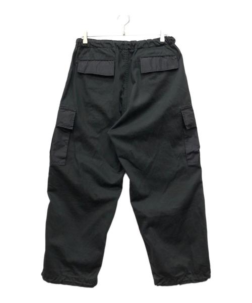 COMME des GARCONS HOMME（コムデギャルソン オム）COMME des GARCONS HOMME (コムデギャルソン オム) 綿バックサテン ナイロンリップクロス イージー カーゴ パンツ ブラック サイズ:XSの古着・服飾アイテム