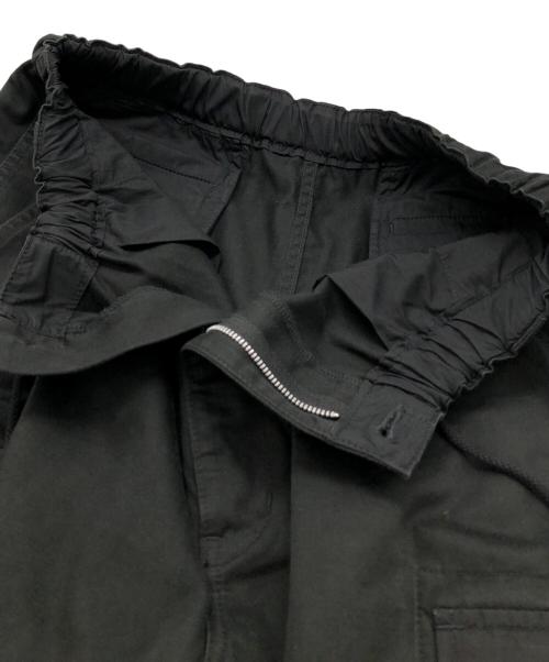 COMME des GARCONS HOMME（コムデギャルソン オム）COMME des GARCONS HOMME (コムデギャルソン オム) 綿バックサテン ナイロンリップクロス イージー カーゴ パンツ ブラック サイズ:XSの古着・服飾アイテム