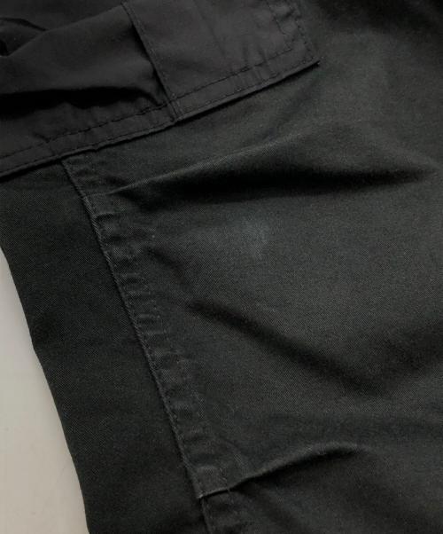 COMME des GARCONS HOMME（コムデギャルソン オム）COMME des GARCONS HOMME (コムデギャルソン オム) 綿バックサテン ナイロンリップクロス イージー カーゴ パンツ ブラック サイズ:XSの古着・服飾アイテム