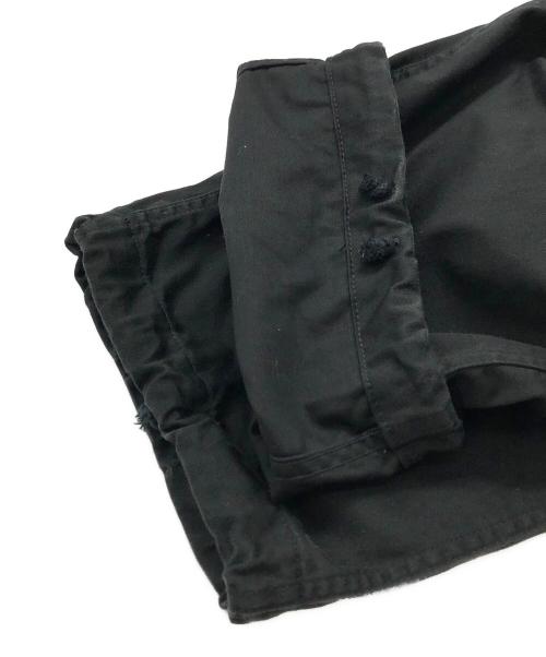 COMME des GARCONS HOMME（コムデギャルソン オム）COMME des GARCONS HOMME (コムデギャルソン オム) 綿バックサテン ナイロンリップクロス イージー カーゴ パンツ ブラック サイズ:XSの古着・服飾アイテム