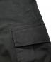 中古・古着 COMME des GARCONS HOMME (コムデギャルソン オム) 綿バックサテン ナイロンリップクロス イージー カーゴ パンツ ブラック サイズ:XS：18000円